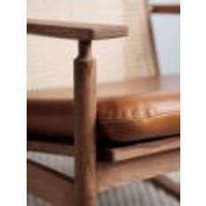 Warm Nordic Swing Rocking Chair H: 103 cm - Teak/Camel