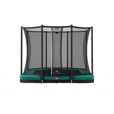 Berg Berg Ultim Favorit Inground 280 + Safety Net Comfort Studsmattor Green - One Size