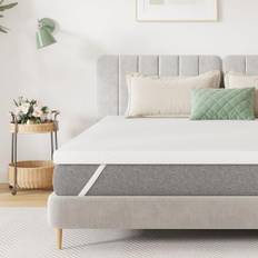 Novilla Matratzentopper 160x200, 7.5cm Höhe Matratzenauflage mit Schaumstoff für Boxspringbett Wohnwagen Schlafsofa Matratzenschoner Bezug Waschbar Oeko-TEX