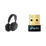 Sennheiser MOMENTUM 4 Wireless hörlurar - Bluetooth-headset för samtal med adaptiv brusreducering, svarta & TP-Link UB500, Nano, USB Bluetooth 5.0, adapter, Dongle (Plug & Play)