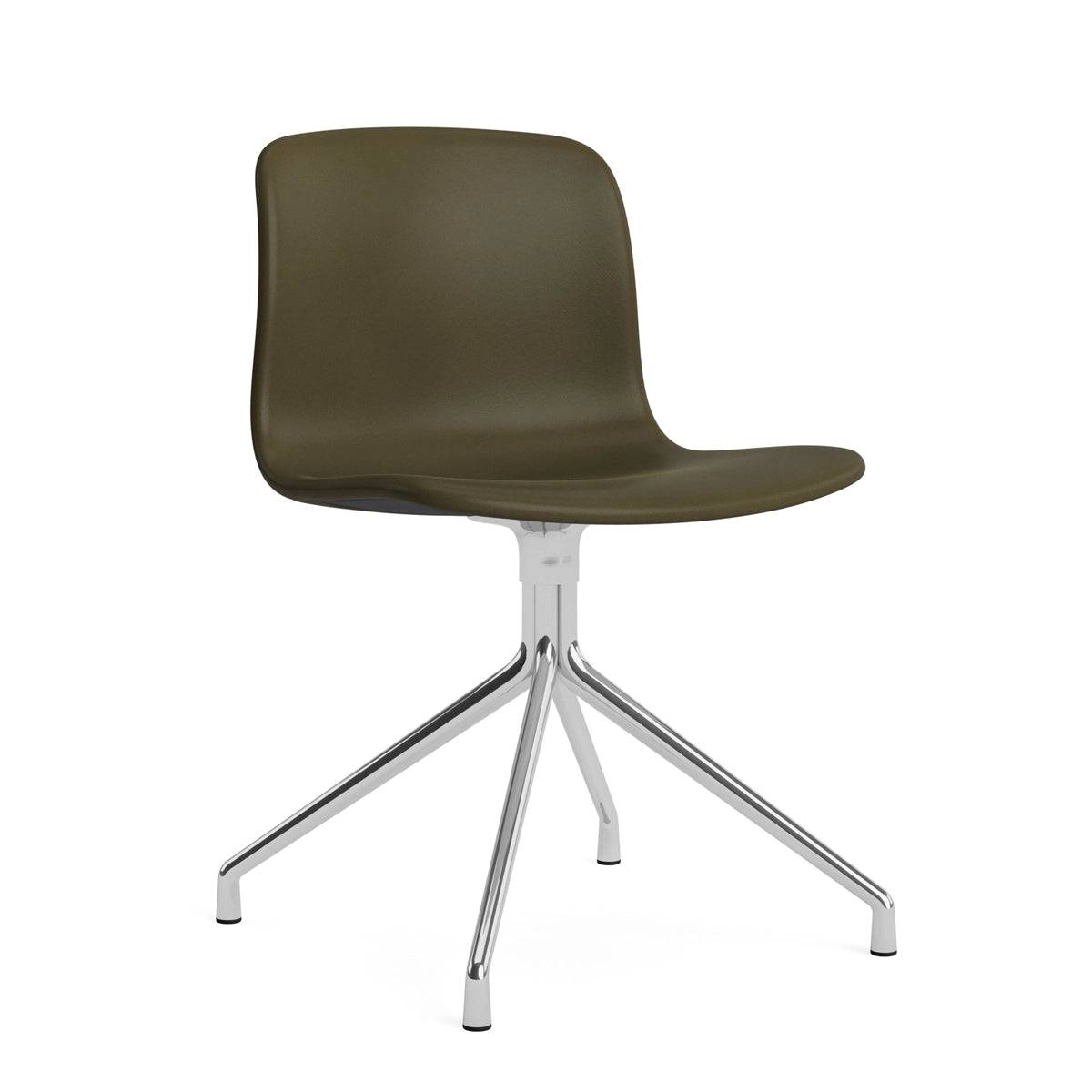 HAY About A Chair - AAC 11 - Sense Læder - Poleret alu. / Forest