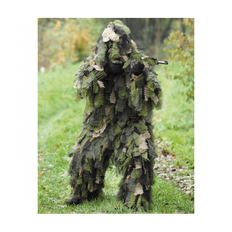 Mil-Tec Ghillie suit - Ege blad - Woodland Camo