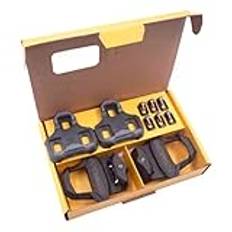 Bicycle pedalClick Pedals for Road Bikes, Adjustable Tension, Robust Composite Body, Compatible with Look KEO System, Includes Cleats and Mounting Hardware(ZP-115)