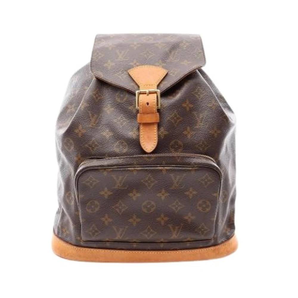 Louis Vuitton Vintage Pre-owned Vintage Rygsæk - Vintage - Dame - Brun - ONE SIZE - Uld