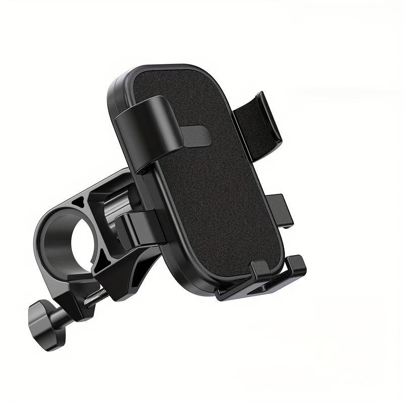 A Shockproof Bicycle Phone Holder With -degree Adjustable Mount, Suitable For Mountain Bikes, Electric Scooters, And Motorcycle Gps Navigation