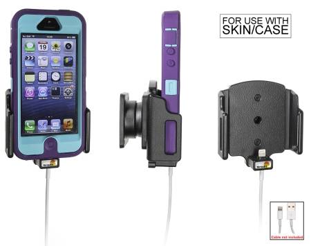 Brodit Hållare för Kabelanslutning, Apple iPhone 5/5S/SE