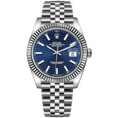 Rolex Herrklocka 126334-0032 Datejust 41 Blå/Stål Ø41 mm
