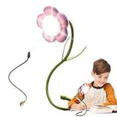 Flower Lamp, LED Desk Lamp Table Light, Adjustable 3 Levels Touch Night Light, USB Flower Lamp, Rechargeable Desk Lamp With Touch Sensor, Bedside Lamp For Reading, Learning