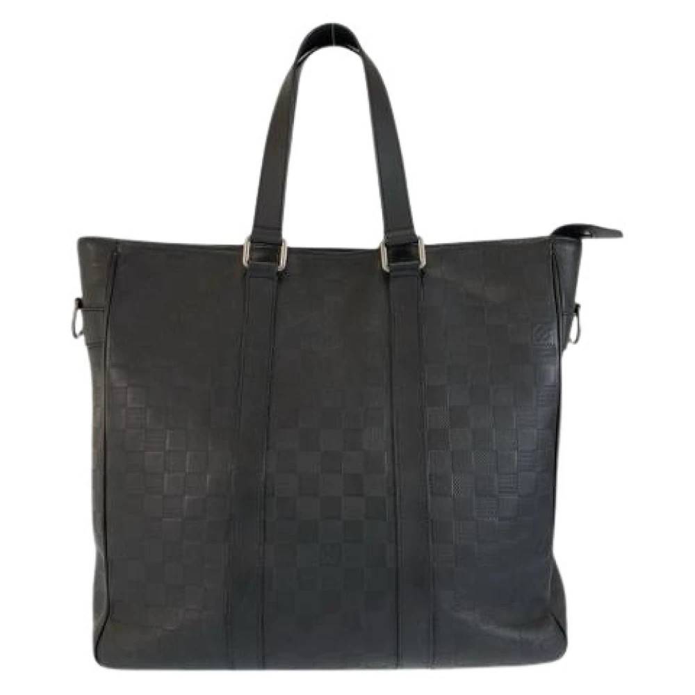 Louis Vuitton Vintage Pre-owned Damier Infini Tote Bag - Vintage - Herre - Sort - ONE SIZE - Uld