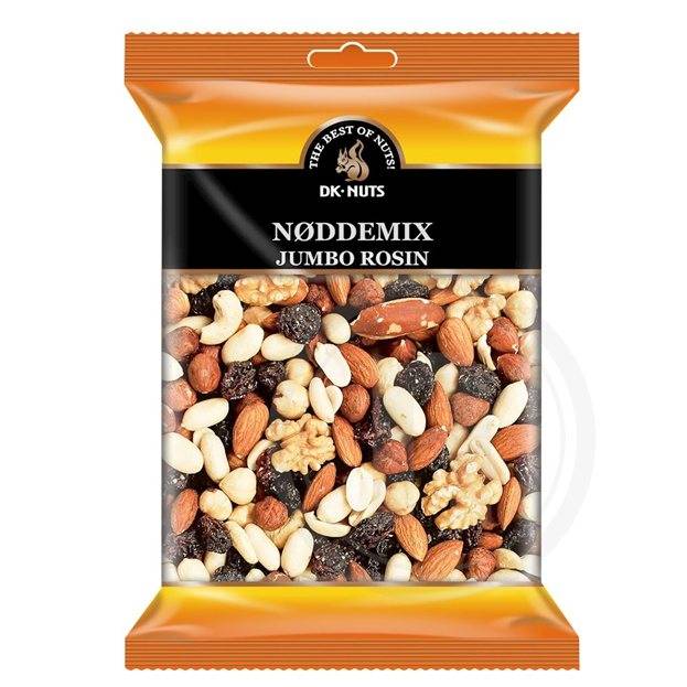 Nøddemix m. jumbo rosiner