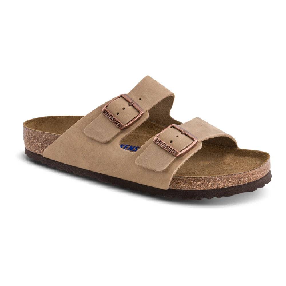Birkenstock Arizona Soft Regular Fit - Sko - Herre - Brun - 43 EU - Læder