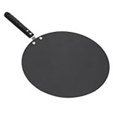 Nonstick Crepe Pan, Beläggning Dosa Pan Pannkaka Platt Stekpanna Tawa Grill med Stay Cool Handtag Induktionskompatibel Aluminiumlegering för Gasspis Ägg Bröd Tårta Crepes Chapattis