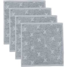 Müsli Tvättlappar - 4-pack - Jasmin Blue - Müsli - One Size - Tvättlapp