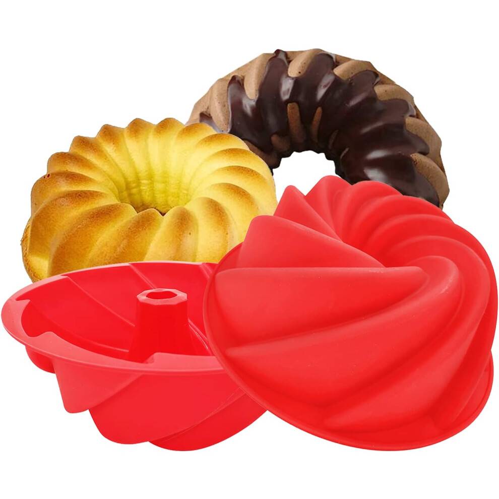 Sikker temperaturbrug silikone bageforme, alsidige bageforme til gelé, kage, gelatine, brød, fødevaregodkendt silikone, fleksibel og bøjelig,.