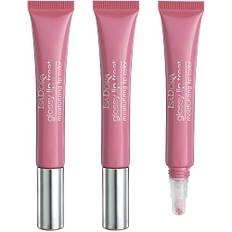 IsaDora Glossy Lip Plumper Gloss – Mjukgörande Rosa Läppglans med Plumping Effekt - Vårdande Glans Set med Hyaluronsyra för Fylliga Läppar Återfuktande Vegan Makeup, 3-Pack 58 Pink Pearl