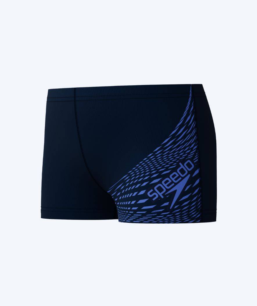 Speedo aquashorts för pojkar - Medley Logo - Mörkblå - Badbyxor barn (0-16 år)