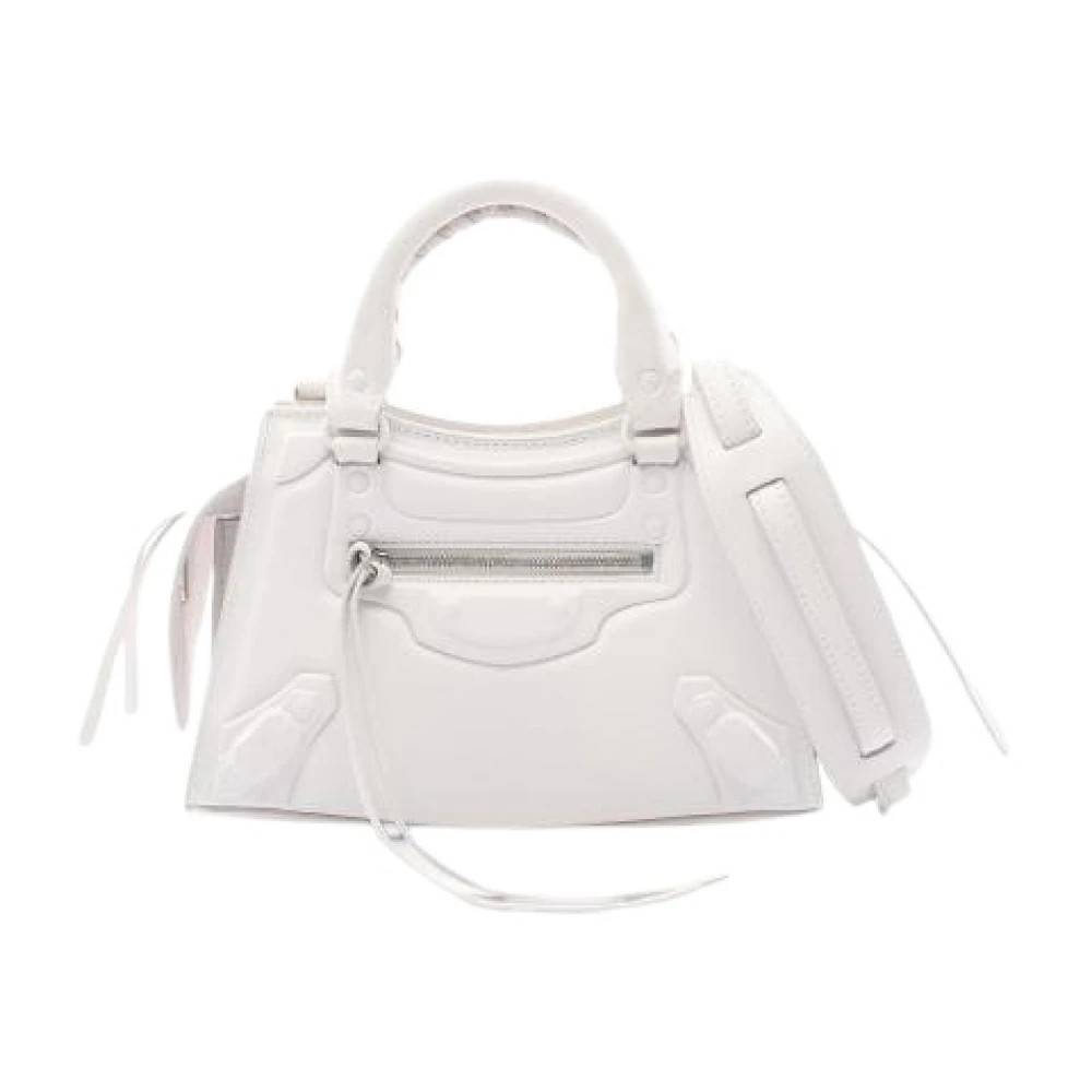 Balenciaga Vintage Pre-owned Vintage Læder Håndtaske - Vintage - Dame - Hvid - ONE SIZE - Læder