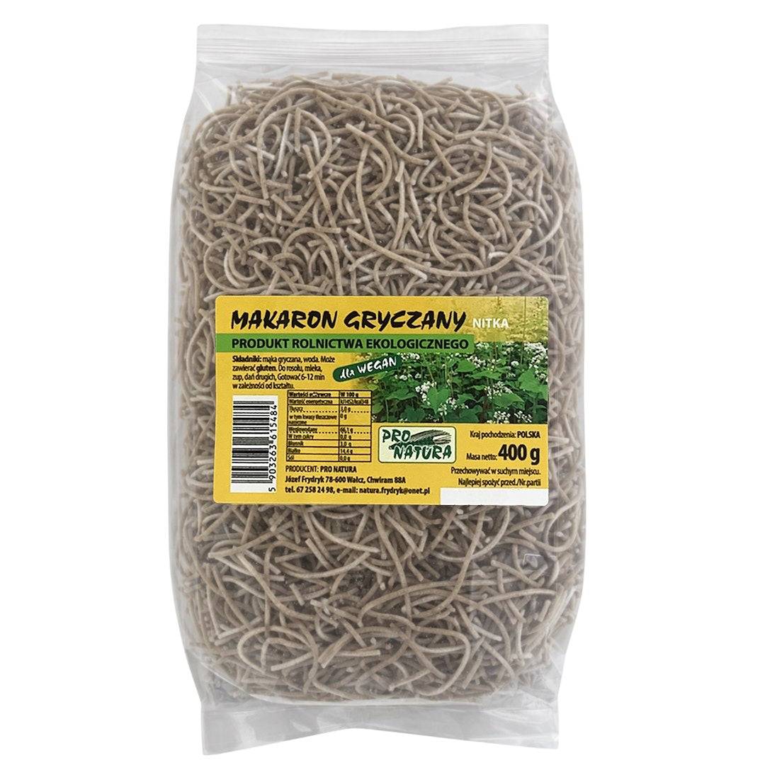 Pro Natura - Buckwheat Pasta, Buckwheat Noodles - 400g (Buckwheat Noodles - 400g)