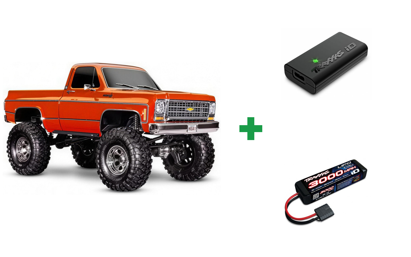 Traxxas 92056-4 TRX-4 Crawler Chevrolet K10 High Trail RTR - Copper / Kompletpakke – alt inkluderet og klar til brug