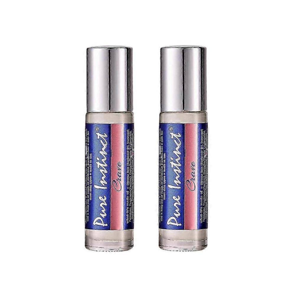 (3PCS, Crave) Pure Instinct Crave RollOn The Original Pheromone Infused Cologne for Her less