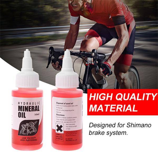 Cykelbroms mineraloljesystem 60 ml vätska Cykel mountainbikes för Shimano 27RD cykel hydraulisk skivbromsolja vätska
