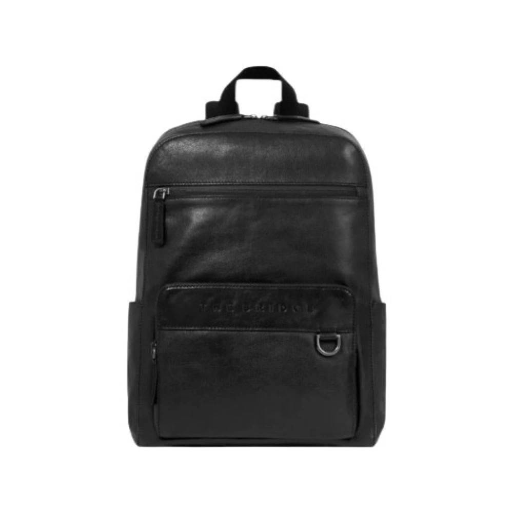 The Bridge Damiano Backpack S 13" - Tasker - Herre - Sort - ONE SIZE - Læder