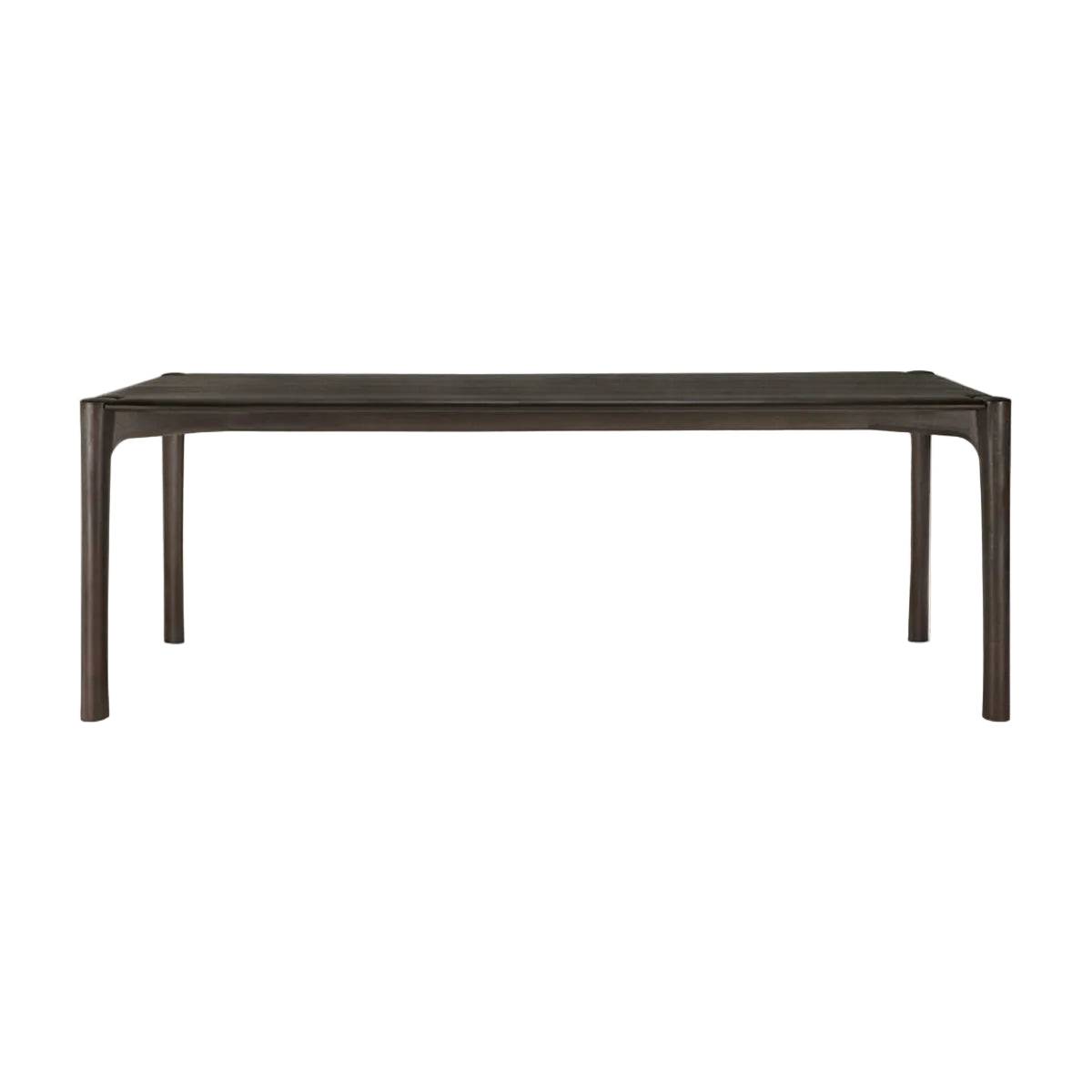 Ethnicraft PI Dining Table - 220x95 - Teak Dark Brown