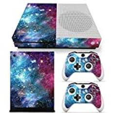 SKINOWN Skyddande skal klistermärke dekal skydd för Xbox One S smal konsol Galaxy Starry