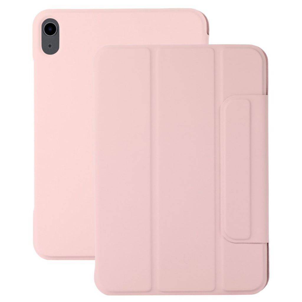 iPad A16 11" 2025/10.9" 2024 Tri-fold flip cover i kunstlæder - Lyserød