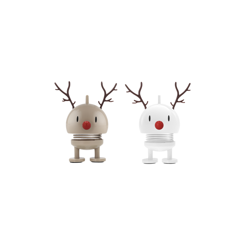 Reindeer Bumble set Hoptimist - Latte/White - ABS/Stål