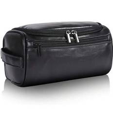 1pc Unisex Hanging Travel Organizer Bag, This Lightweight And Compact Men's Toiletry Bag Has A Sturdy Handle For Easy Carrying, Fits Perfectly In Lugg - Black