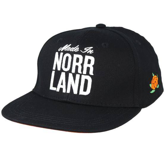 SQRTN - Svart snapback Keps - Kids Made In Norrland Black Snapback @ Hatstore