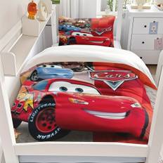 TEMU 2/3pcs Cars Bedding Set With Duvet Cover + Pillowcases, Featuring Lightning & , Polyester, Zipper Closure, Machine Washable - Ideal For Home And Decor, Disneyplanted Cars Desig