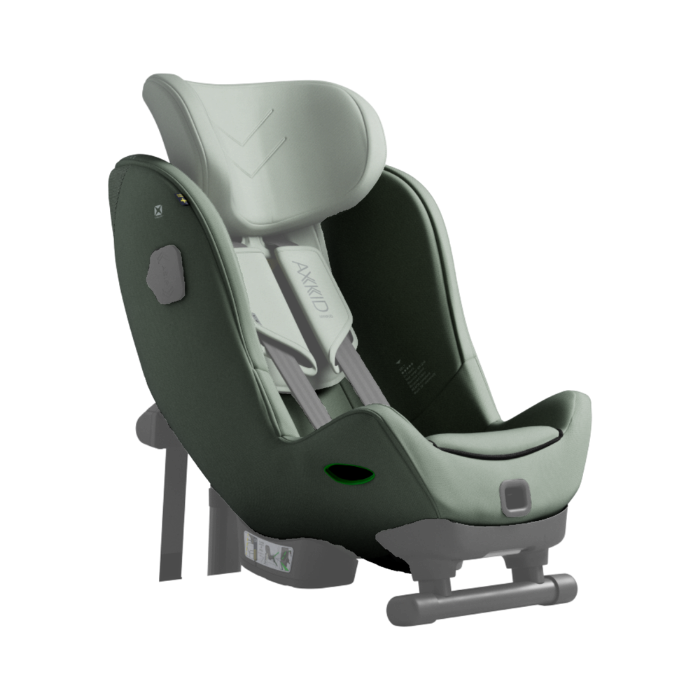 Minikid 4 Max tekstilbetræk til hovedstøtte - Nordic Bloom Green