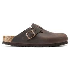 Birkenstock, Sko, Dame, Brun, 40 EU, Uld, Boston Oiled Leather Habana