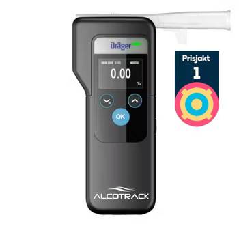 Dräger Alcotest® 6000 BT inkl. gratis nykalibrering, tygpåse och 3 munstycken. Fri frakt idag