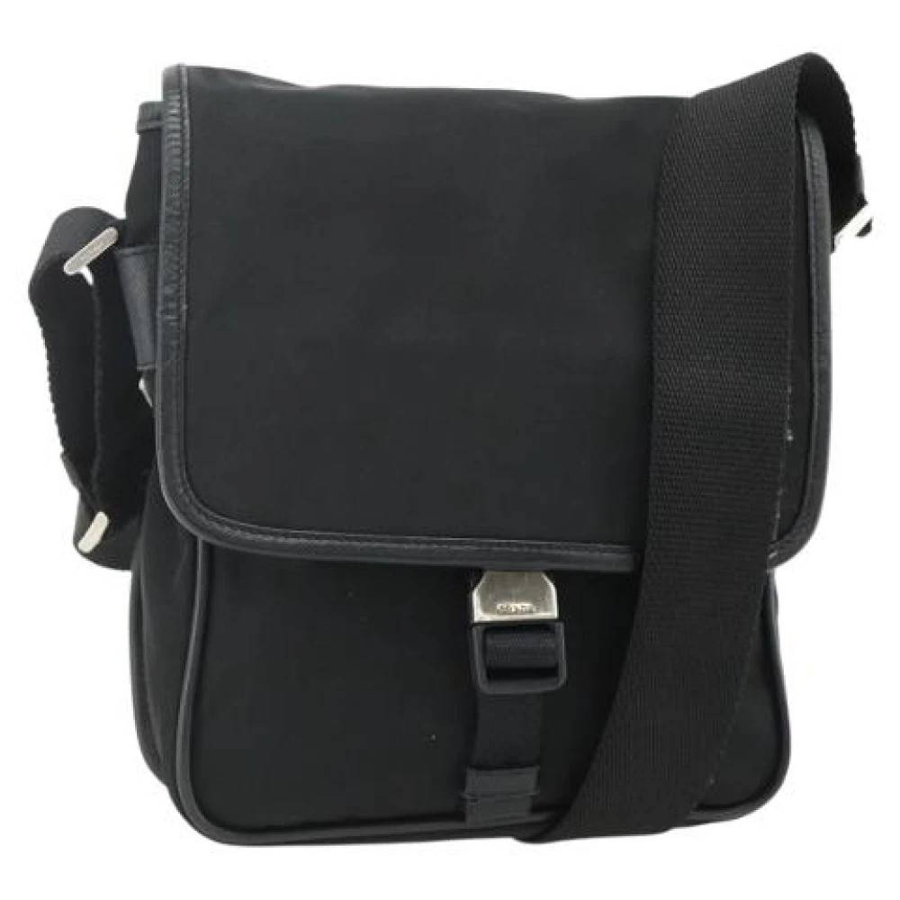 Prada Vintage Pre-owned Vintage Cross Body Bag - Vintage - unisex - Sort - ONE SIZE - Uld