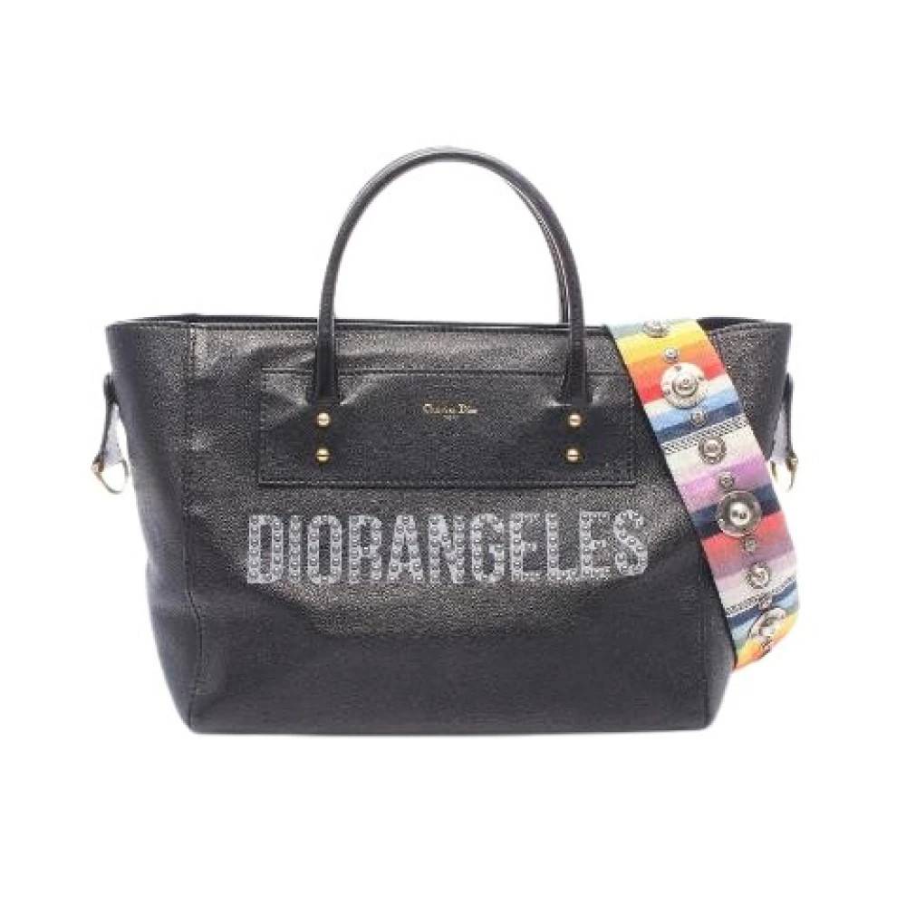 Dior Vintage Pre-owned Laeder dior-tasker - Vintage - Dame - Sort - ONE SIZE -