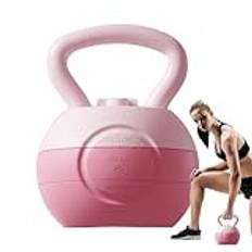 Kettle Bell | Justerbara kettlebells för styrketräning | Gym Fitness Helkroppsträningsutrustning, mångsidiga hantelvikter för övningar, hållbar och platsbesparande design