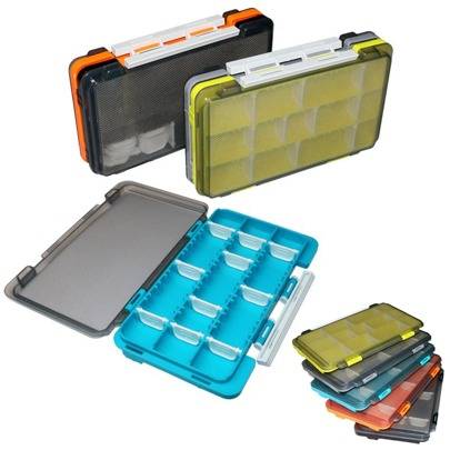 Mini multifunktionell fisketillbehörslåda, glänsande fiskeredskapsverktygslåda, kompakt bärbar beteslåda, förvaringslåda för bete och bete - Multifärgad (Multi-size)