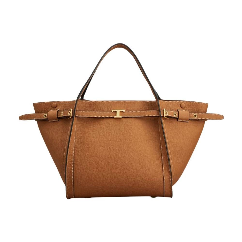 Tod's T Timeless Shopping Bag - Tasker - Dame - Brun - ONE SIZE - Uld