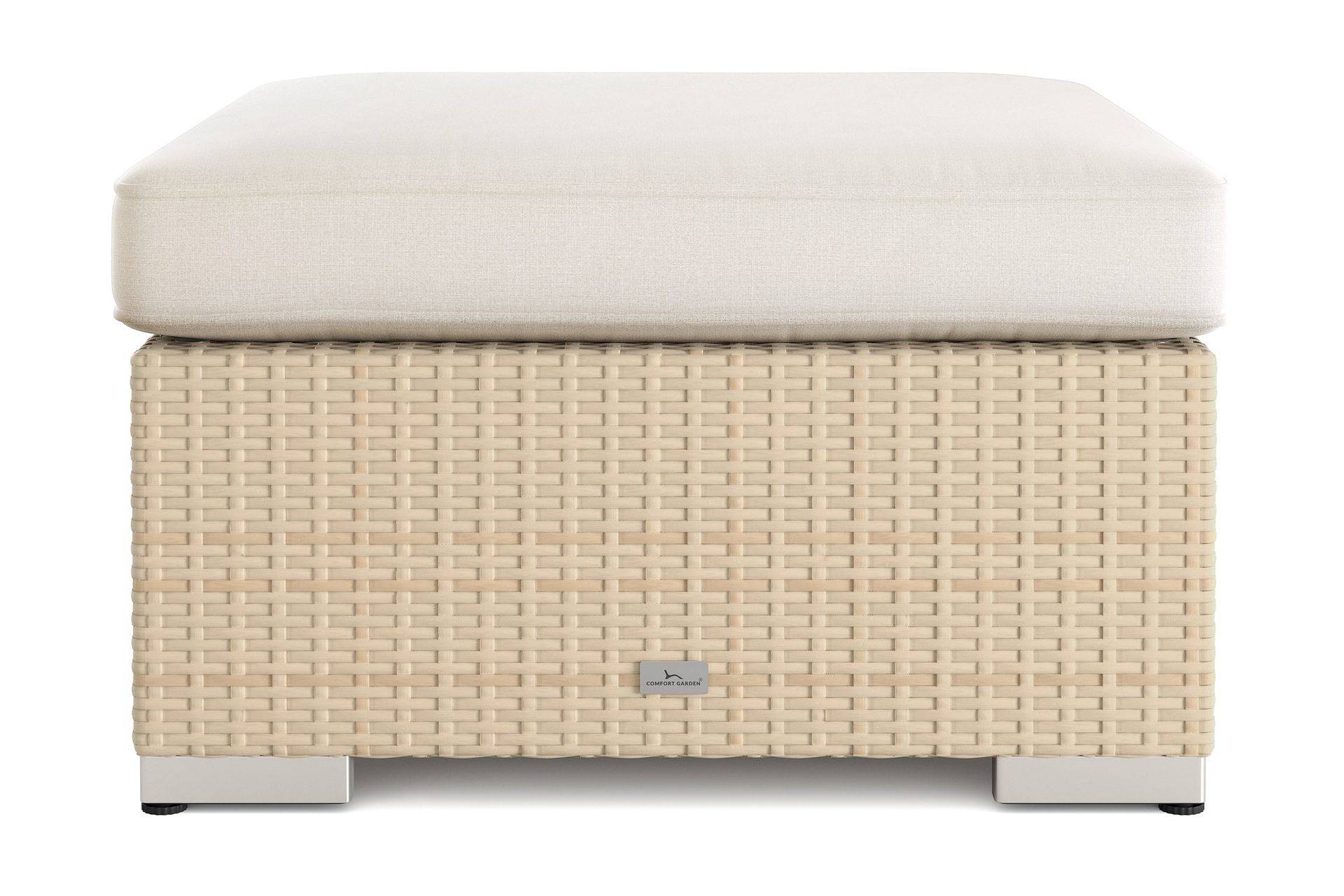 Comfort GardenBahamas Divanmodul – Loungebord Udendørs 75x75 cm til SofaerBeige