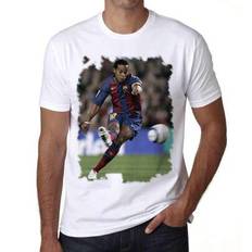 Grafisk T-shirt Herr Ronaldinho Begränsad Upplaga Rolig Vintage Herrmodestil för Män Nyhet - Vitt - 3XL,4XL,5XL,L,M,S,XL,XS,XXL