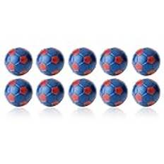 Robertson Kickerball Winspeed 35 mm, set om 10 blåröd, färgäkta, nötningsbeständig och hållbar, för bordsfotboll och bordsparckare