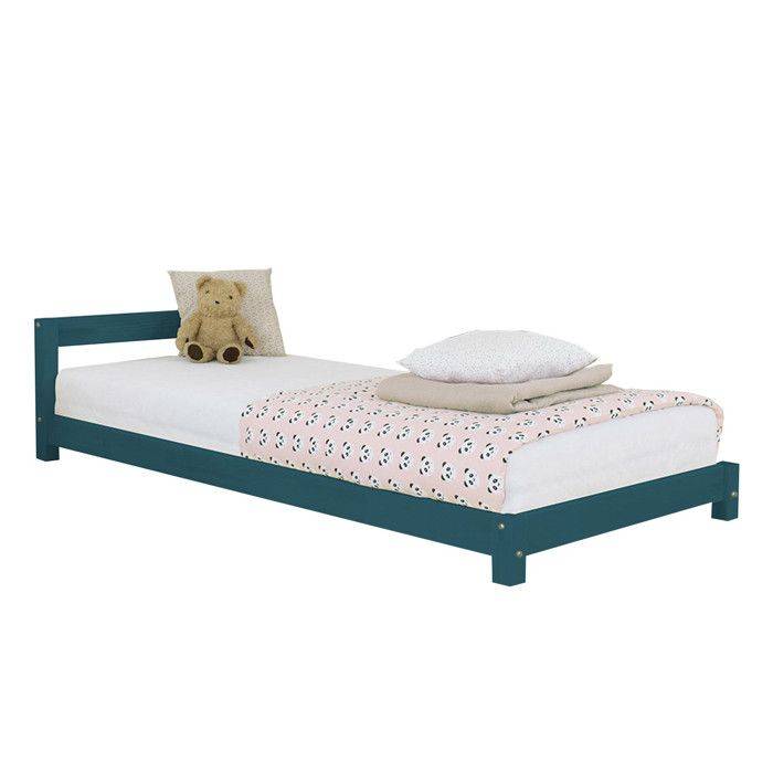 Lit enfant DREAMY 90 x 160 vert pétrole grön
