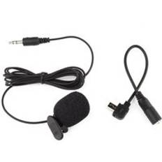 Stereomikrofon med 3.5mm mikrofonadapterkl&#xE4;mma extern mikrofon f&#xF6;r gopro hero 3/3+/4 actionkameratillbeh&#xF6;r
