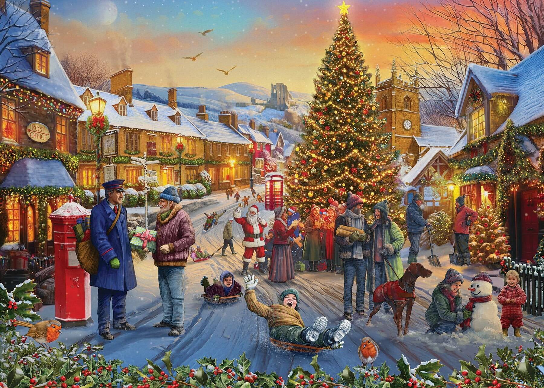 Falcon de luxe Christmas Cheer 1000 Piece Jigsaw Puzzle - Default Title