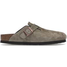 Birkenstock Boston Soft Footbed Suede Taupe (Narrow Fit)