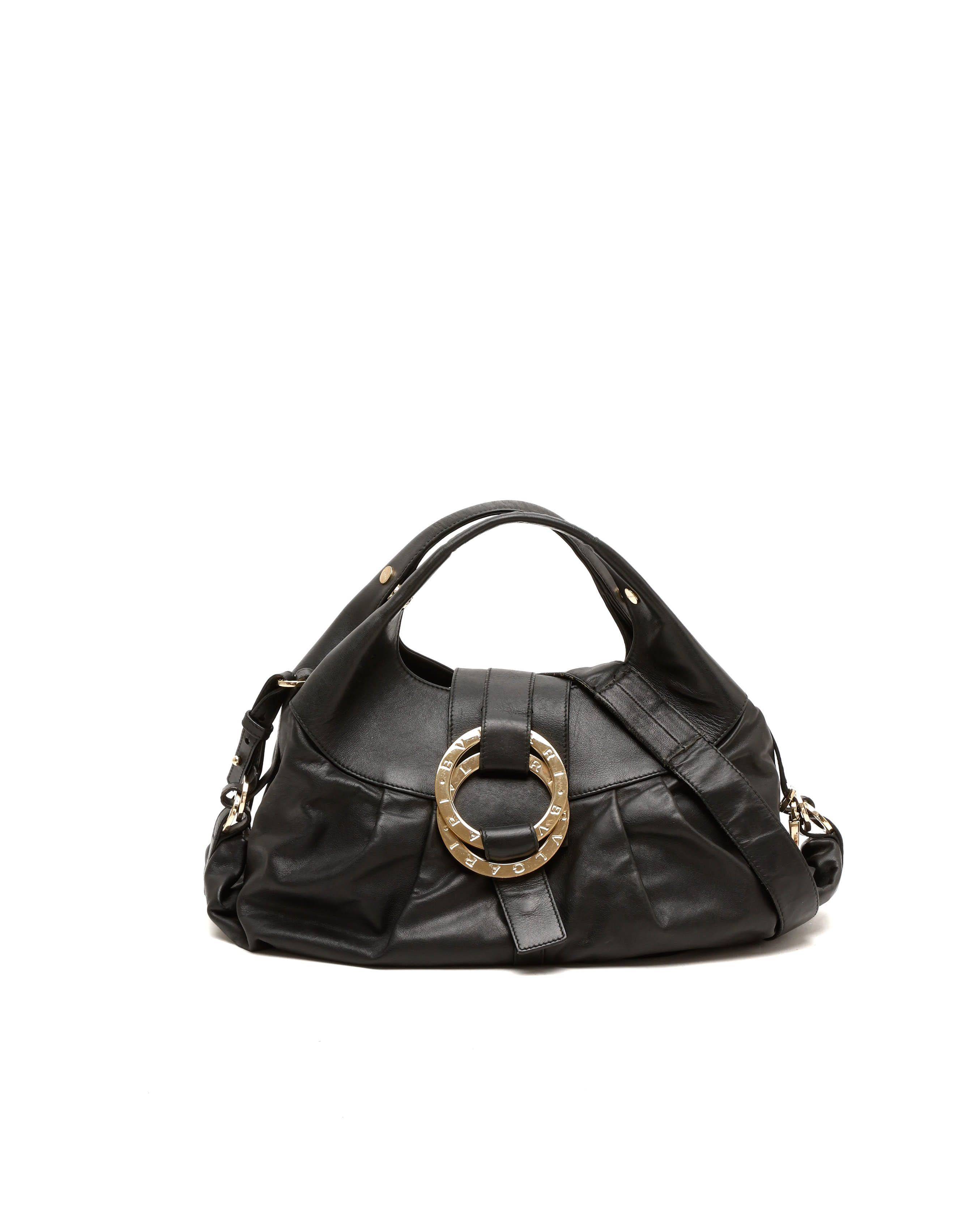 Bvlgari Chandra Hobo Bag - Black - One Size