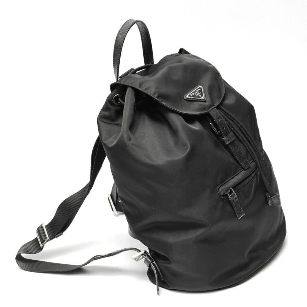 Prada Vintage Backpack Stl. - Ryggsäkar Från Magasin - Black (L 28cm x W 26cm x D 14.5cm)